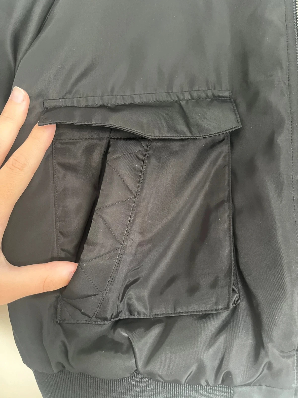 Bomber preto Tally Weijl, Tamanho L – photo 4